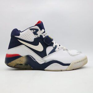 Nike Air Force 180 Dream Team Men's Size 12 White Blue Sneakers 310095-100